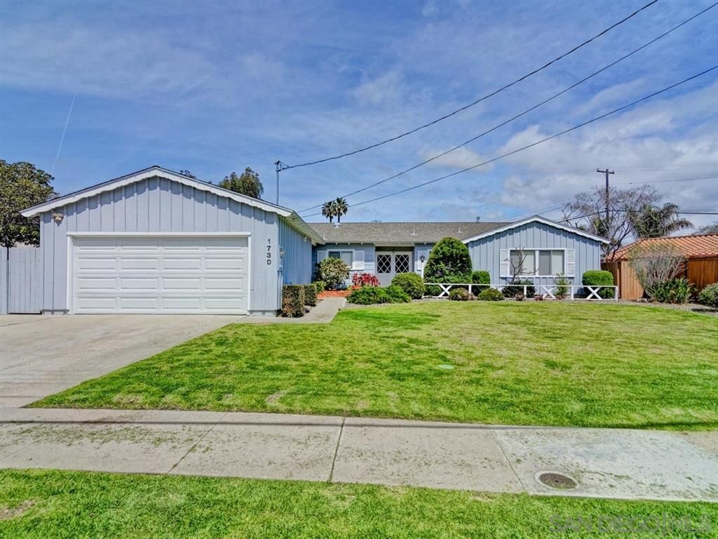 I have sold a property at 1730 Los Altos Way in San Diego
